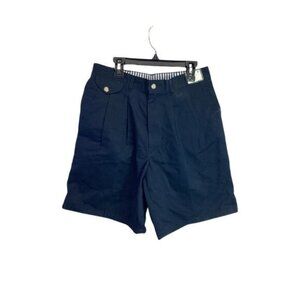 Men's Flat Front Shorts Size 30 Midnight Blue NWT